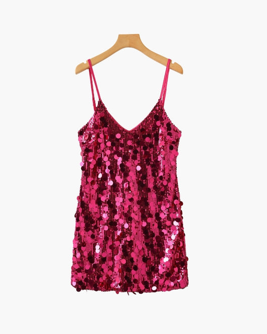 Robe Olympe à sequins – vue 3