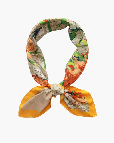 Foulard Garance à motif floral – vue 2