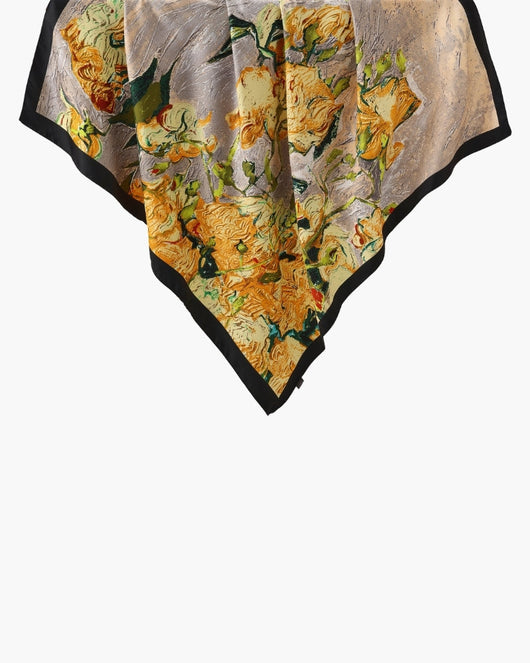 Foulard Garance à motif floral – vue 6
