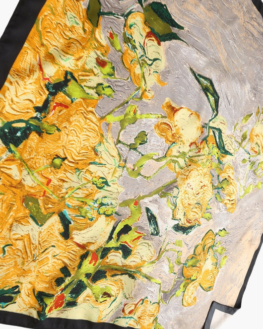 Foulard Garance à motif floral – vue 5