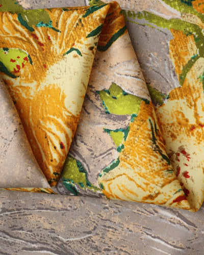 Foulard Garance à motif floral – vue 7