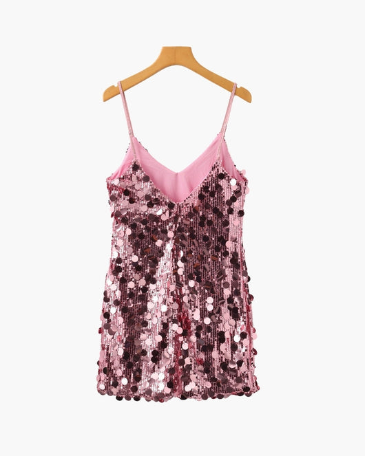 Robe Olympe à sequins – vue 4