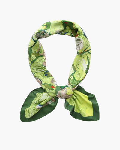 Foulard Garance à motif floral – vue 4