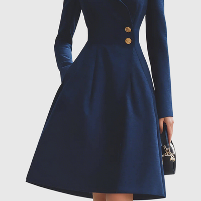 Robe-manteau Victoire – bleu marine