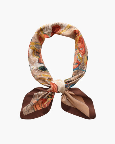 Foulard Garance à motif floral – vue 3