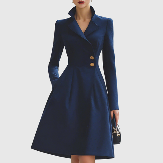 Robe-manteau Victoire – bleu marine