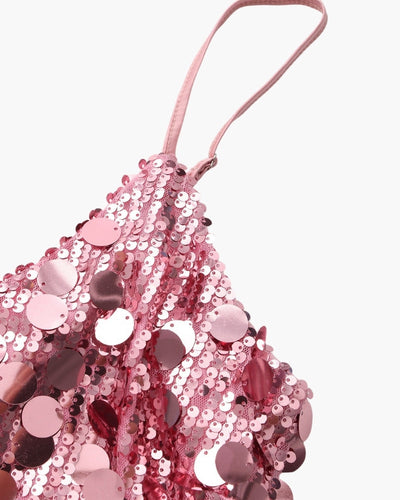 Robe Olympe à sequins – vue 7