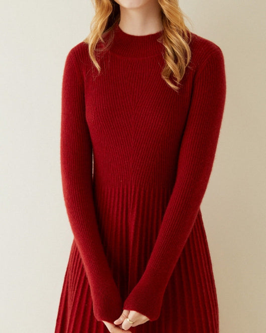Robe Célestine en maille – vue 3