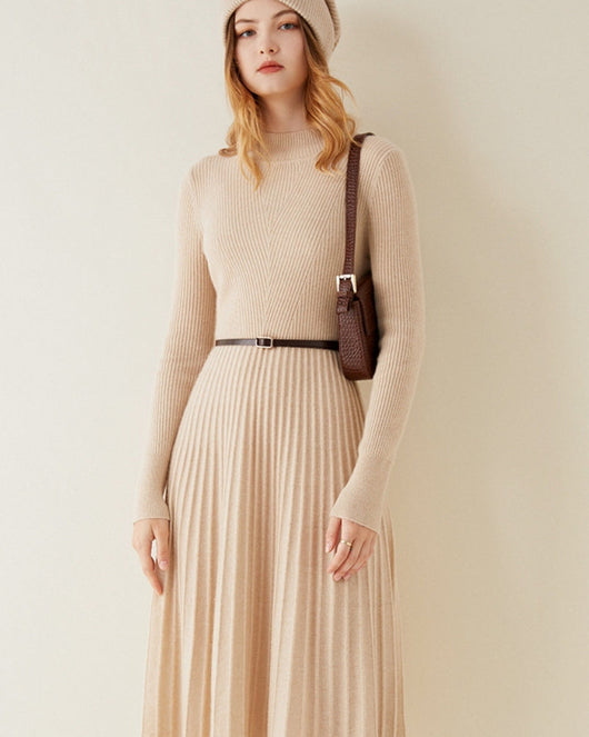 Robe Célestine en maille – vue 4