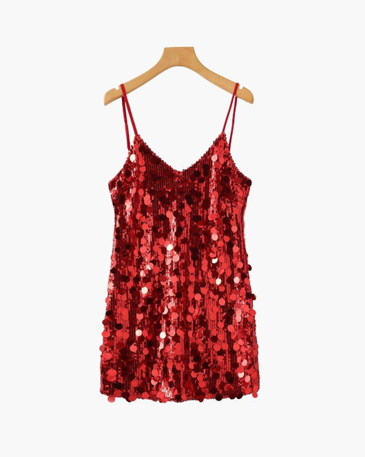 Robe Olympe à sequins – vue 2