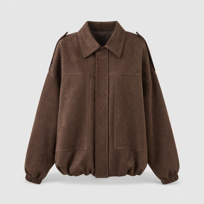 Surchemise Bérénice aspect daim – vue 1