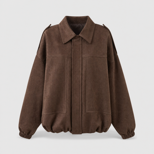 Surchemise Bérénice aspect daim – vue 1