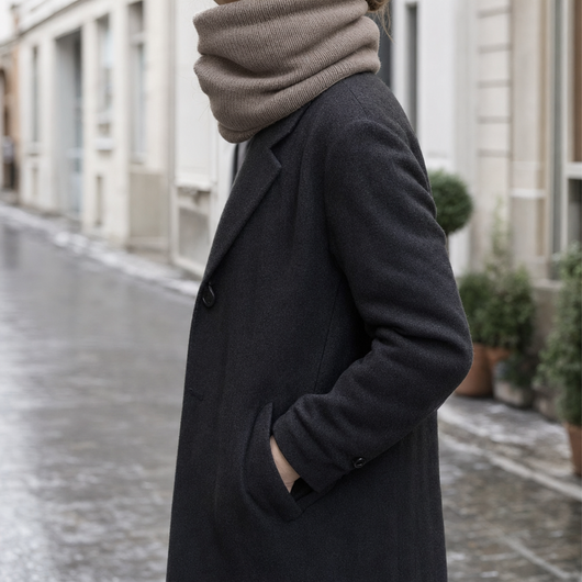 Snood Léonie en maille – vue 3