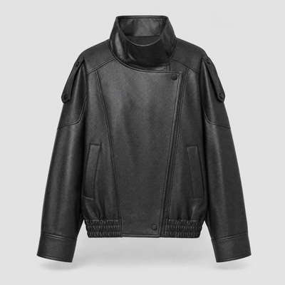 Blouson Éloïse aspect cuir – vue 1