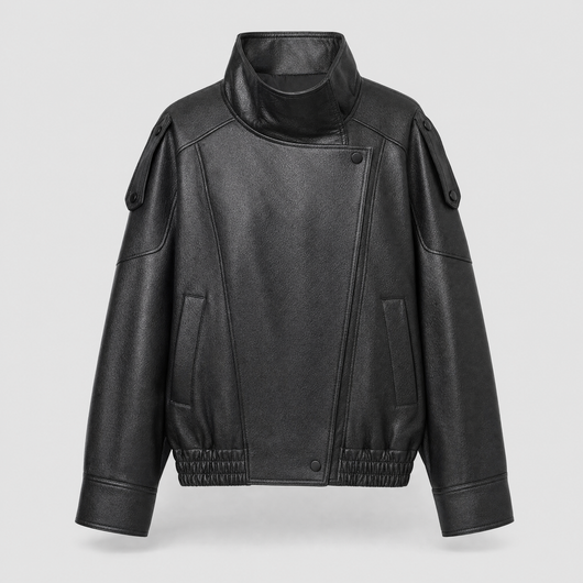 Blouson Éloïse aspect cuir – vue 1