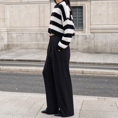 Pull Marion rayé – vue 3