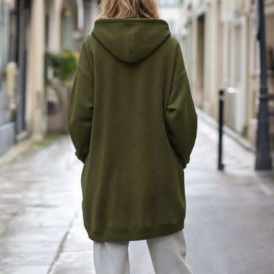 Sweat Émilie zippé à capuche – vue 4