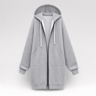 Sweat Émilie zippé à capuche – vue 5