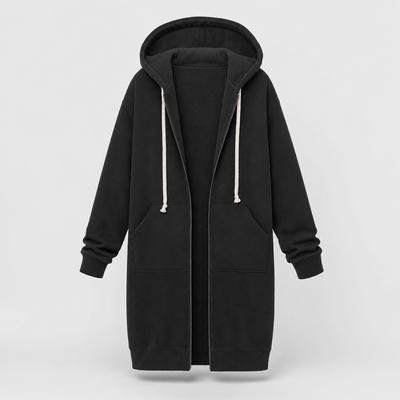 Sweat Émilie zippé à capuche – vue 6