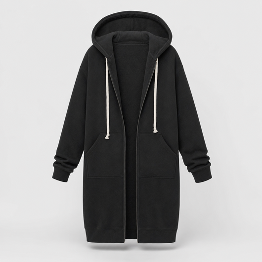 Sweat Émilie zippé à capuche – vue 6