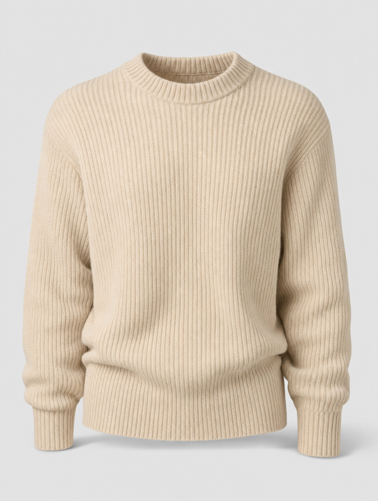 Pull Lucie à col rond – vue 1