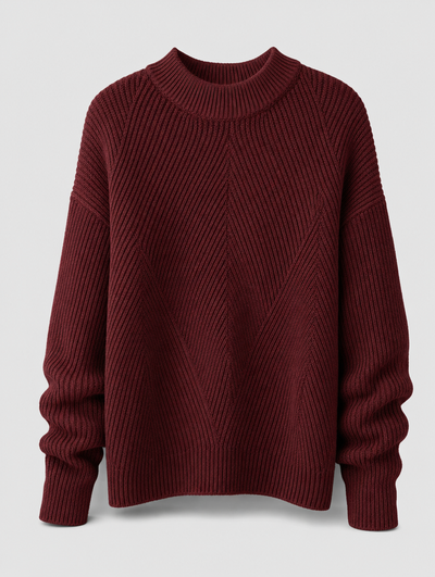Pull Océane en maille gaufrée – vue 6