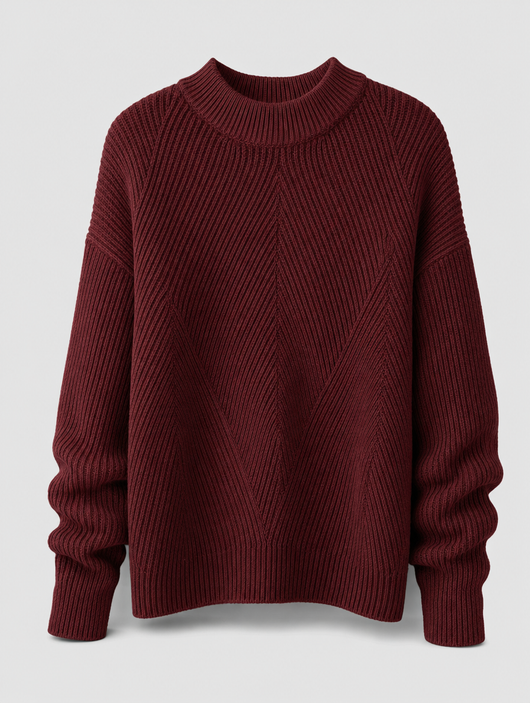 Pull Océane en maille gaufrée – vue 6