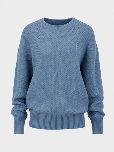 Pull Océane en maille gaufrée – vue 7
