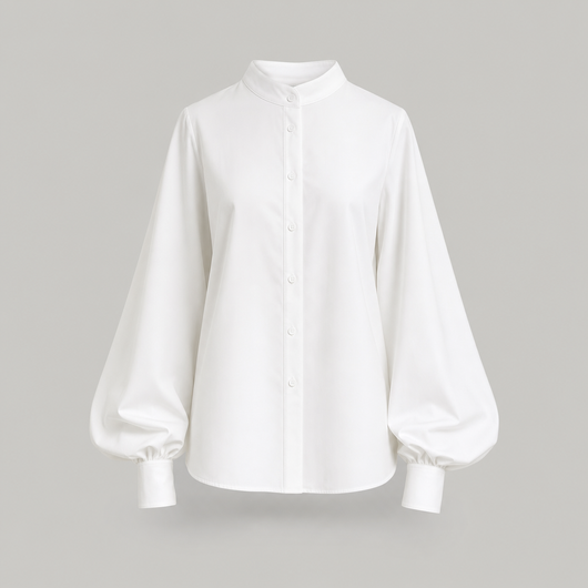 Blouse Salomé à manches ballon – vue 1