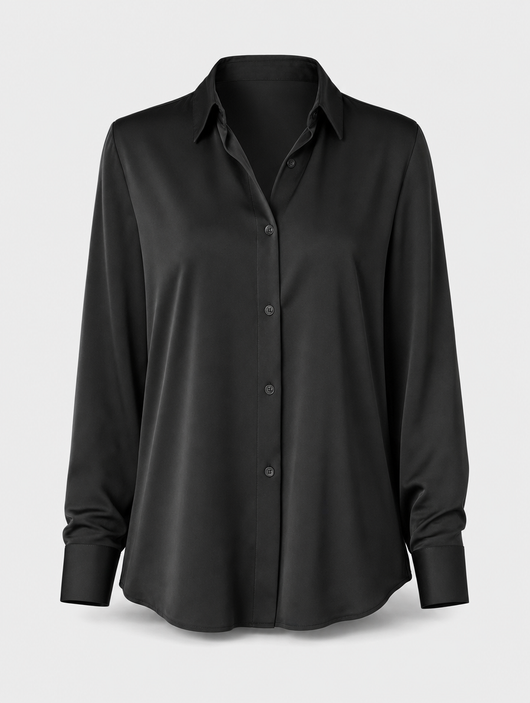 Chemise Adélaïde aspect soie – vue 6