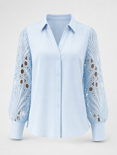 Blouse Rosalie à empiècement dentelle – vue 5