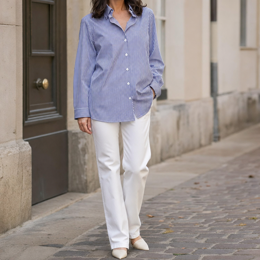 Chemise Julie rayée – vue 2