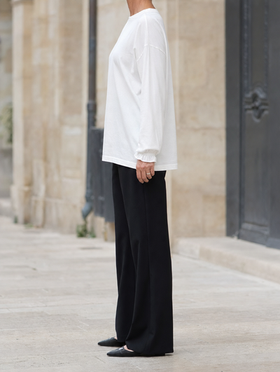 Blouse Violette à poignets volantés – vue 3
