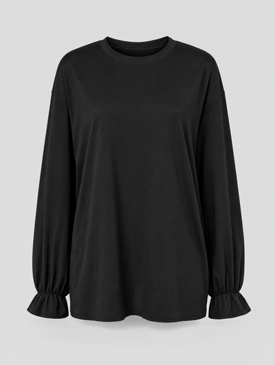 Blouse Violette à poignets volantés – vue 5