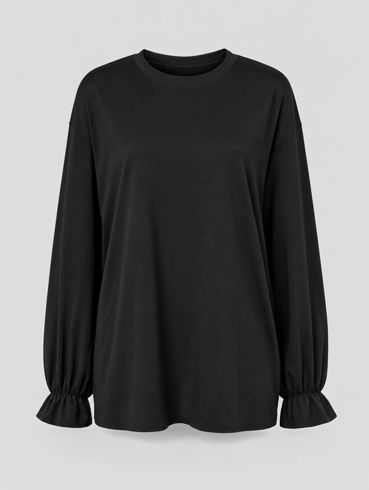 Blouse Violette à poignets volantés – vue 5