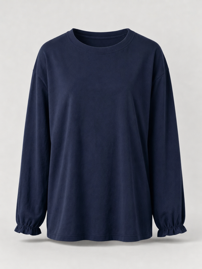 Blouse Violette à poignets volantés – vue 6