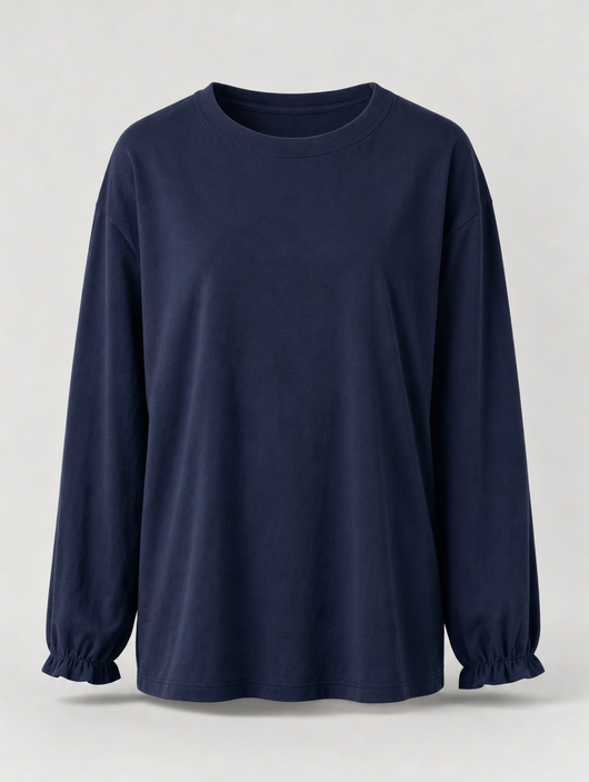 Blouse Violette à poignets volantés – vue 6