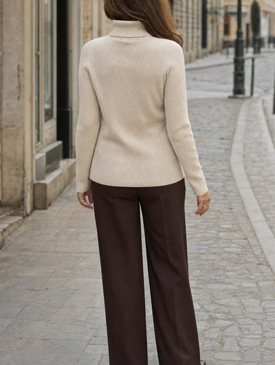 Pull Anaïs à col roulé fin – vue 4