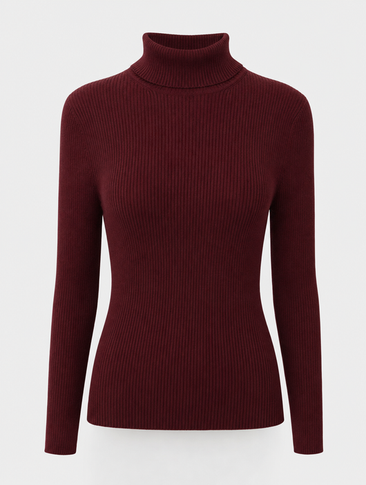 Pull Anaïs à col roulé fin – vue 6