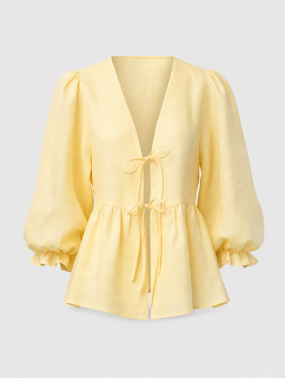 Blouse Pauline à ceinture – vue 1