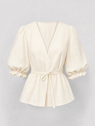 Blouse Pauline à ceinture