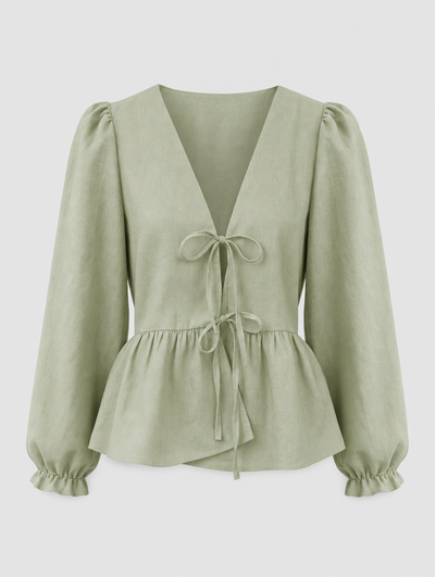 Blouse Pauline à ceinture – vue 6