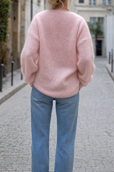 Pull Clémence en maille brossée – vue 4