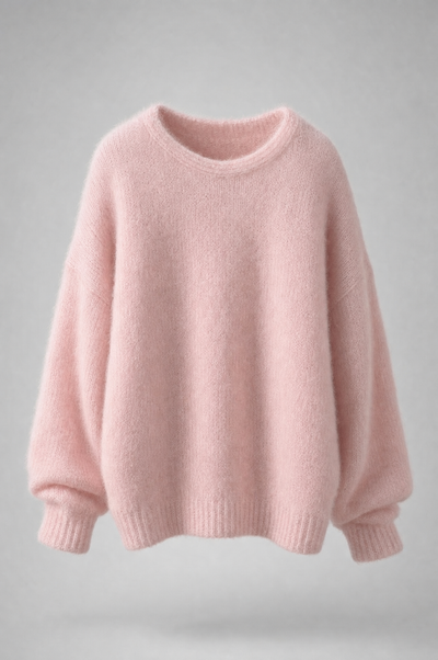 Pull Clémence en maille brossée – vue 1