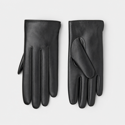 Gants Sylvie aspect cuir – vue 1
