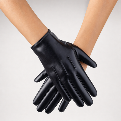 Gants Sylvie aspect cuir – vue 2