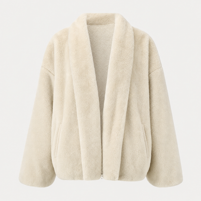 Veste Amandine en polaire teddy – vue 4