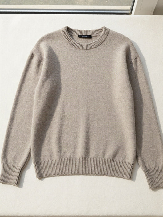 Pull Manon en maille – Gris chiné