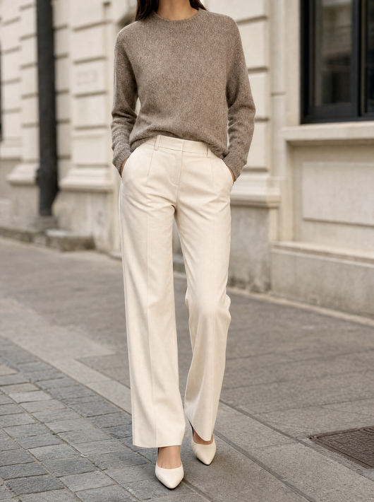 Haut Coline en maille fine – vue 2