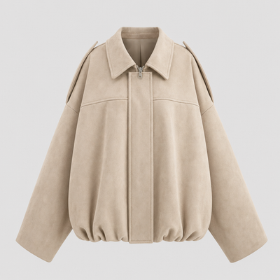 Veste Séraphine aspect daim – vue 5